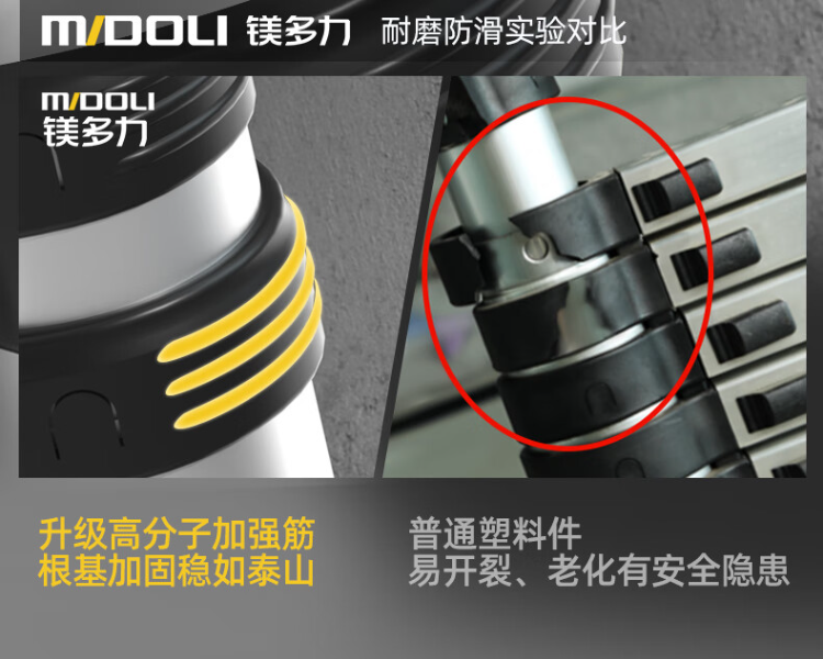 伸缩梯子多功能人字梯铝合金工程加厚可折叠升降登高便携家用直梯 人字梯
